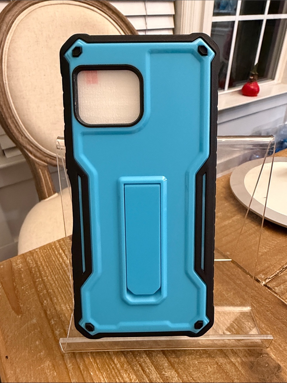 Blue phone case